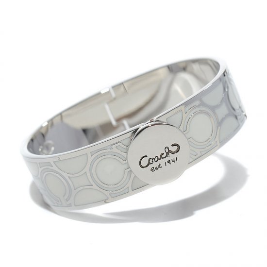 Coach Linked Signature C White Bracelets AKT Coach Linked Signature C White Bracelets AKT
